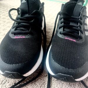 Adidas Women's Black and White Athletic Shoes